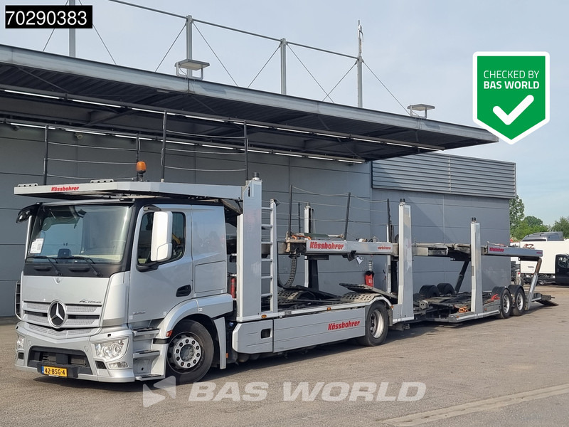 Mercedes-Benz Actros 1843 4X2 NL-Truck 8 Cars Hydraulic Winch Kässbohrer Car Transporter Euro 6 - משאית הובלה אוטומטית: תמונה 1 Mercedes-Benz Actros 1843 4X2 NL-Truck 8 Cars Hydraulic Winch Kässbohrer Car Transporter Euro 6 - משאית הובלה אוטומטית: תמונה 1
