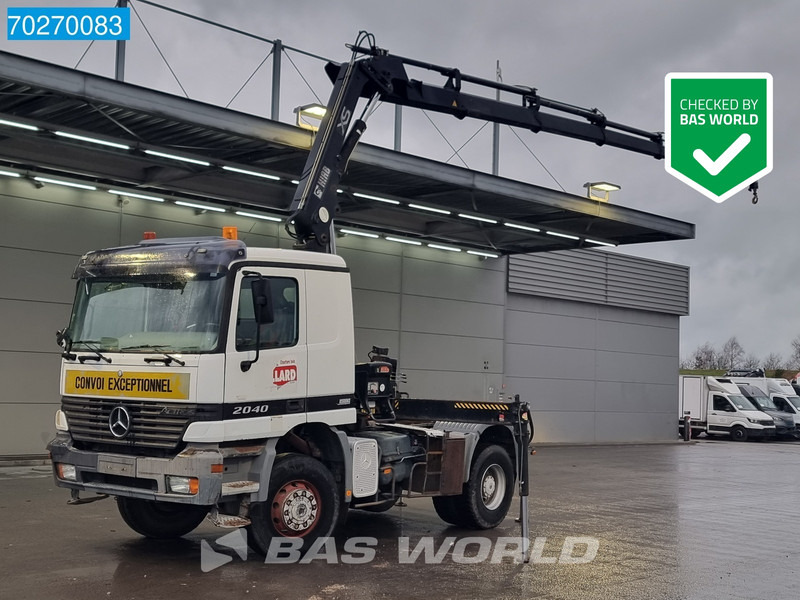 Mercedes-Benz Actros 2040 Actros 4X4 Manual 4x4 Big-Axle Full-Steel Hiab 1660-5 Kran 4x Stabilizers - יחידת טרקטור: תמונה 1 Mercedes-Benz Actros 2040 Actros 4X4 Manual 4x4 Big-Axle Full-Steel Hiab 1660-5 Kran 4x Stabilizers - יחידת טרקטור: תמונה 1