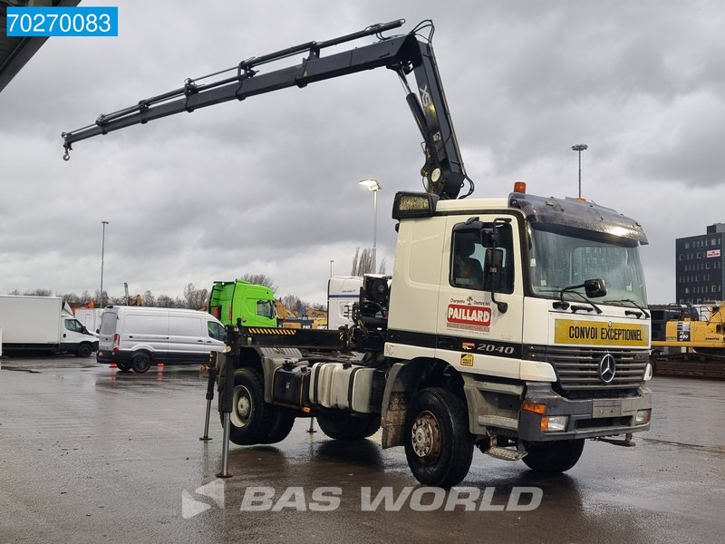 Mercedes-Benz Actros 2040 Actros 4X4 Manual 4x4 Big-Axle Full-Steel Hiab 1660-5 Kran 4x Stabilizers - יחידת טרקטור: תמונה 3 Mercedes-Benz Actros 2040 Actros 4X4 Manual 4x4 Big-Axle Full-Steel Hiab 1660-5 Kran 4x Stabilizers - יחידת טרקטור: תמונה 3