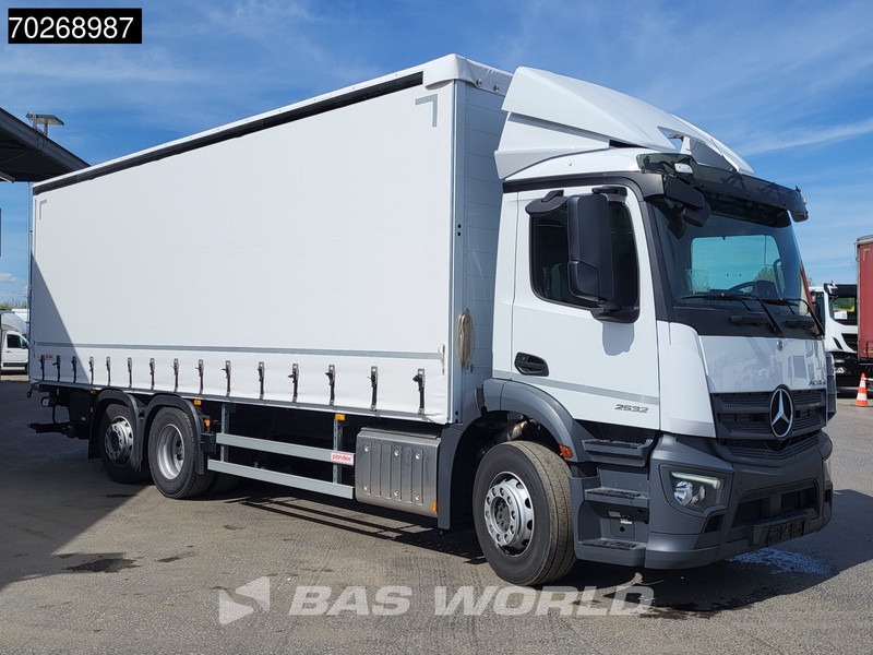 Mercedes-Benz Actros 2532 6X2 NEW 2000kg Ladebordwand Navi Lenkachse Euro 6 - משאית וילונות צד: תמונה 3 Mercedes-Benz Actros 2532 6X2 NEW 2000kg Ladebordwand Navi Lenkachse Euro 6 - משאית וילונות צד: תמונה 3