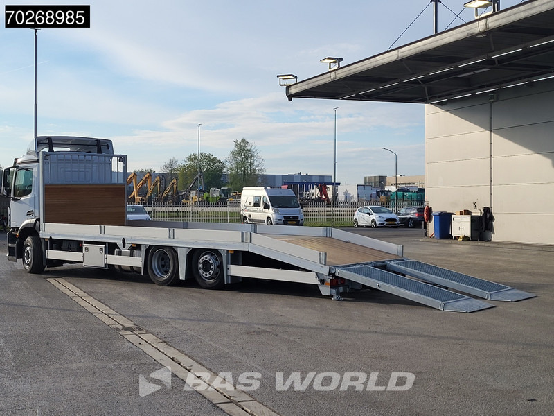 חָדָשׁ משאית הובלה אוטומטית Mercedes-Benz Actros 2532 6X2 NEW! Machine tansporter Oprijwagen Lenkachse Navi Euro 6: תמונה 7