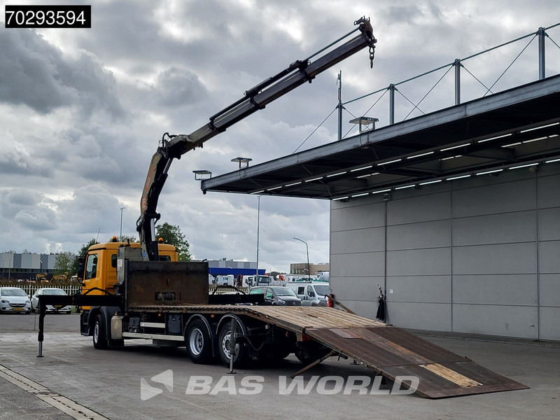 Mercedes-Benz Actros 2532 6X2 PM 30 T/M Crane Winch Remote Lift+Steering Axle 3-Pedals - משאית צד נופל/ שטוחה, משאית מנוף: תמונה 2 Mercedes-Benz Actros 2532 6X2 PM 30 T/M Crane Winch Remote Lift+Steering Axle 3-Pedals - משאית צד נופל/ שטוחה, משאית מנוף: תמונה 2