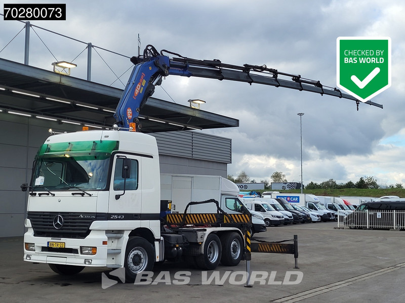 Mercedes-Benz Actros 2543 Actros 6X2 NL-Truck Liftachse 3-Pedals Kran 9x Extensions PM 40 SP 2010 + Winch Euro 3 - יחידת טרקטור: תמונה 1 Mercedes-Benz Actros 2543 Actros 6X2 NL-Truck Liftachse 3-Pedals Kran 9x Extensions PM 40 SP 2010 + Winch Euro 3 - יחידת טרקטור: תמונה 1
