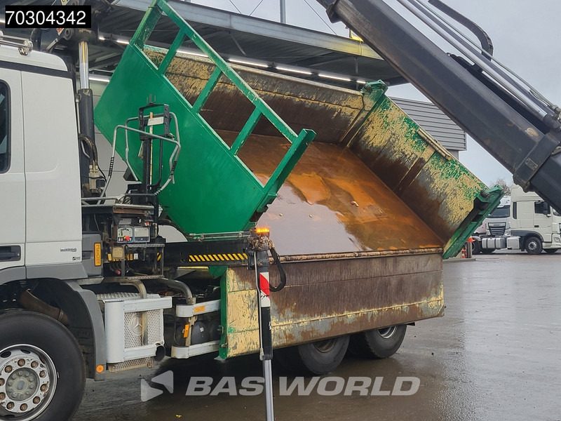 Mercedes-Benz Actros 2646 Actros 6X4 HIAB 122 BS-2 HIDUO Crane Kran 3-way tipper Big-Axle Euro 5 - מזהיר, משאית מנוף: תמונה 3 Mercedes-Benz Actros 2646 Actros 6X4 HIAB 122 BS-2 HIDUO Crane Kran 3-way tipper Big-Axle Euro 5 - מזהיר, משאית מנוף: תמונה 3