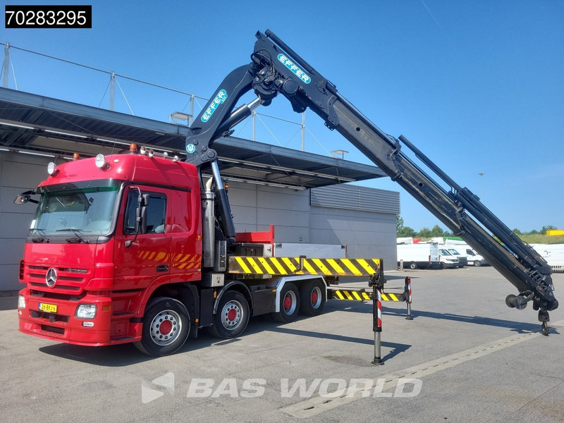 Mercedes-Benz Actros 2648 850 8X4 Effer 850/9S Kran Fifth wheel Big-Axle Automatic Euro 5 - משאית צד נופל/ שטוחה, משאית מנוף: תמונה 3 Mercedes-Benz Actros 2648 850 8X4 Effer 850/9S Kran Fifth wheel Big-Axle Automatic Euro 5 - משאית צד נופל/ שטוחה, משאית מנוף: תמונה 3