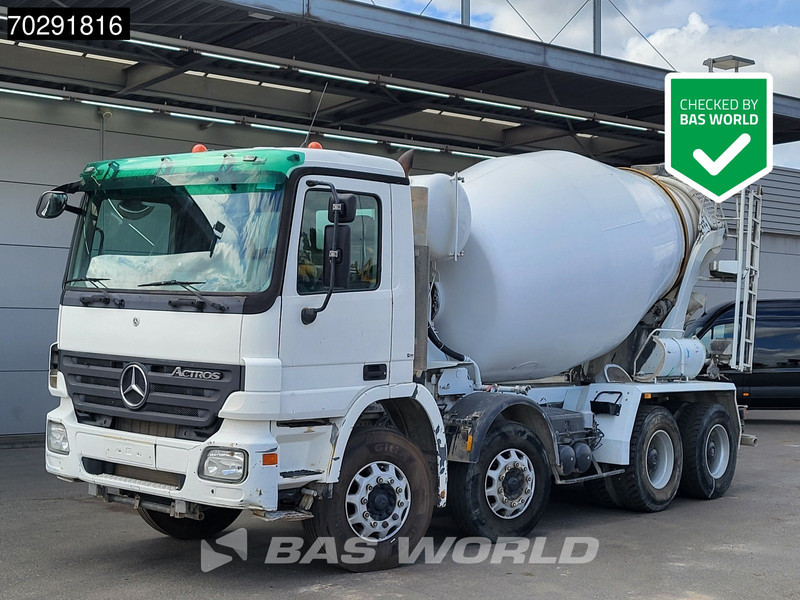 Mercedes-Benz Actros 3236 8X4 9M3 Stetter Mixer Big-Axle 3-Pedals Steelsuspension Euro 3 - משאית מערבלת בטון: תמונה 1 Mercedes-Benz Actros 3236 8X4 9M3 Stetter Mixer Big-Axle 3-Pedals Steelsuspension Euro 3 - משאית מערבלת בטון: תמונה 1