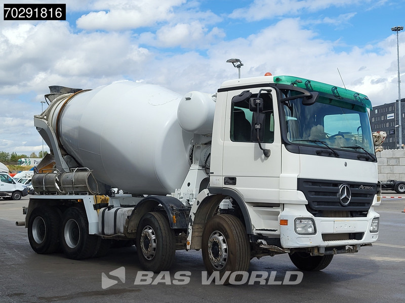 Mercedes-Benz Actros 3236 8X4 9M3 Stetter Mixer Big-Axle 3-Pedals Steelsuspension Euro 3 - משאית מערבלת בטון: תמונה 3 Mercedes-Benz Actros 3236 8X4 9M3 Stetter Mixer Big-Axle 3-Pedals Steelsuspension Euro 3 - משאית מערבלת בטון: תמונה 3