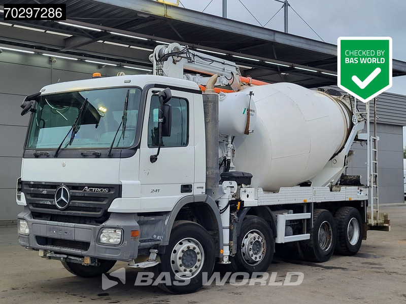 Mercedes-Benz Actros 3241 8X4 21meter Pump + 7m3 Stetter Mixer Steelsuspension Big-Axle Manual Euro 5 - משאית משאבת בטון: תמונה 1 Mercedes-Benz Actros 3241 8X4 21meter Pump + 7m3 Stetter Mixer Steelsuspension Big-Axle Manual Euro 5 - משאית משאבת בטון: תמונה 1