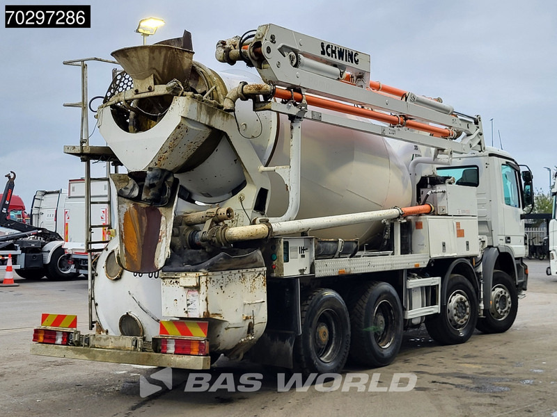 Mercedes-Benz Actros 3241 8X4 21meter Pump + 7m3 Stetter Mixer Steelsuspension Big-Axle Manual Euro 5 - משאית משאבת בטון: תמונה 5 Mercedes-Benz Actros 3241 8X4 21meter Pump + 7m3 Stetter Mixer Steelsuspension Big-Axle Manual Euro 5 - משאית משאבת בטון: תמונה 5