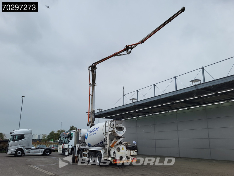 Mercedes-Benz Actros 3241 8X4 7m3 Mecbo Mixer Big-Axle Steelsuspension Pompe+Mixer Euro 5 - משאית משאבת בטון: תמונה 2 Mercedes-Benz Actros 3241 8X4 7m3 Mecbo Mixer Big-Axle Steelsuspension Pompe+Mixer Euro 5 - משאית משאבת בטון: תמונה 2