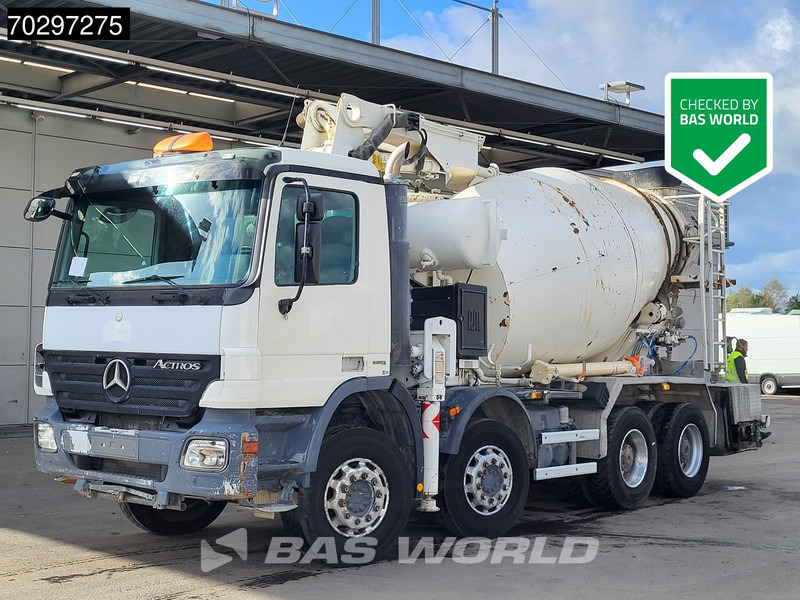 Mercedes-Benz Actros 3241 8X4 7m3 Putzmeister TMM 21-3 Mixer Big-Axle Steelsuspension 3-Pedals Euro 4 - משאית מערבלת בטון: תמונה 1 Mercedes-Benz Actros 3241 8X4 7m3 Putzmeister TMM 21-3 Mixer Big-Axle Steelsuspension 3-Pedals Euro 4 - משאית מערבלת בטון: תמונה 1