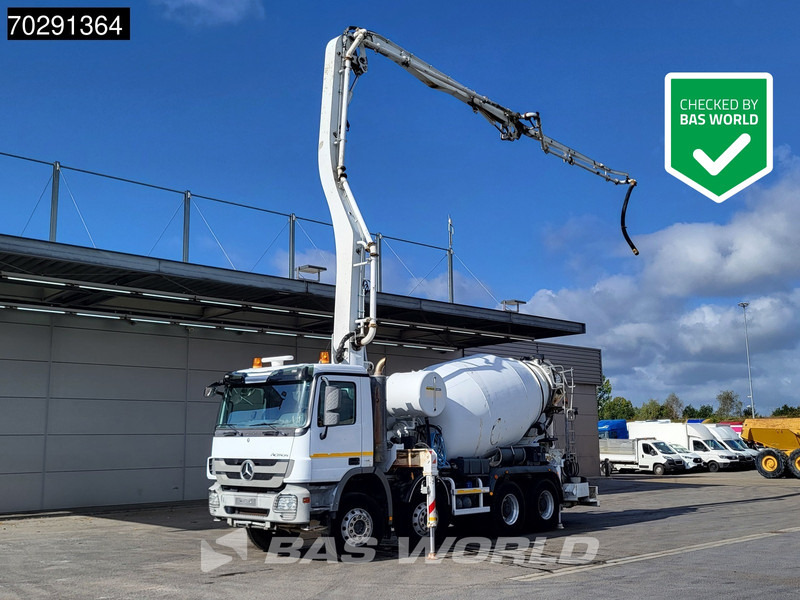 Mercedes-Benz Actros 3241 8X4 Cifa MK24.4Z Pompe+Mixer Retarder 3-Pedals Steelsuspension Big-Axle Euro 5 - משאית משאבת בטון: תמונה 1 Mercedes-Benz Actros 3241 8X4 Cifa MK24.4Z Pompe+Mixer Retarder 3-Pedals Steelsuspension Big-Axle Euro 5 - משאית משאבת בטון: תמונה 1