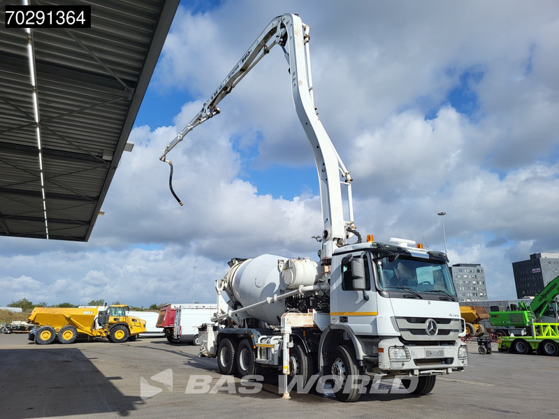Mercedes-Benz Actros 3241 8X4 Cifa MK24.4Z Pompe+Mixer Retarder 3-Pedals Steelsuspension Big-Axle Euro 5 - משאית משאבת בטון: תמונה 3 Mercedes-Benz Actros 3241 8X4 Cifa MK24.4Z Pompe+Mixer Retarder 3-Pedals Steelsuspension Big-Axle Euro 5 - משאית משאבת בטון: תמונה 3