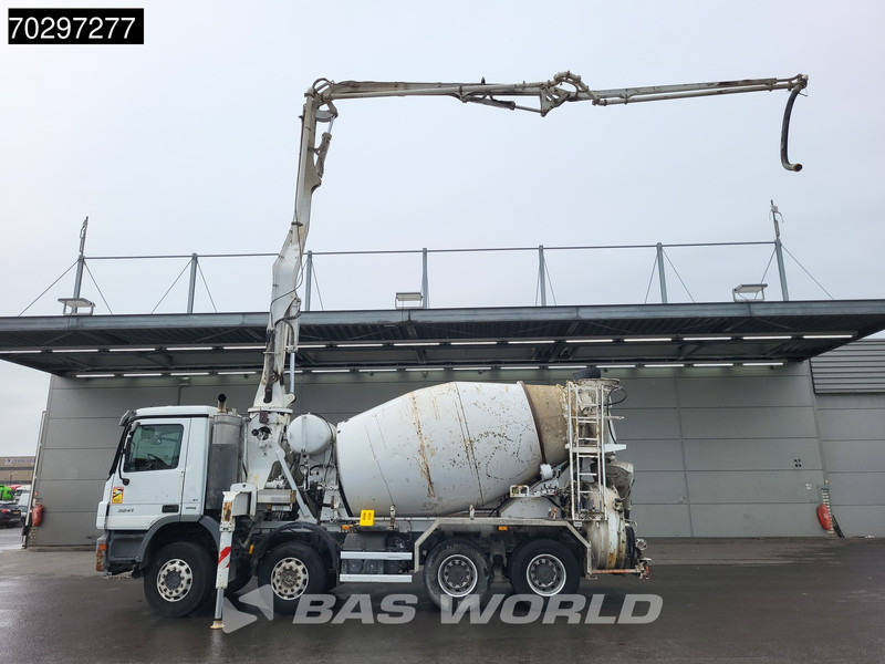 Mercedes-Benz Actros 3241 8X4 Putzmeister TMM 21-3 PUMI 7m3 Liebherr Big-Axle 3-Pedals Euro 4 - משאית משאבת בטון: תמונה 5 Mercedes-Benz Actros 3241 8X4 Putzmeister TMM 21-3 PUMI 7m3 Liebherr Big-Axle 3-Pedals Euro 4 - משאית משאבת בטון: תמונה 5
