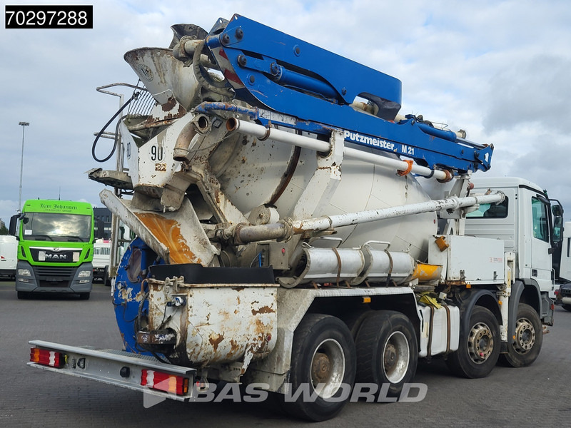 Mercedes-Benz Actros 3241 8X4 Putzmeister TMM 21 +7m3 Liebherr PUMI Steelsuspension 3-Pedals Euro 3 - משאית משאבת בטון: תמונה 5 Mercedes-Benz Actros 3241 8X4 Putzmeister TMM 21 +7m3 Liebherr PUMI Steelsuspension 3-Pedals Euro 3 - משאית משאבת בטון: תמונה 5