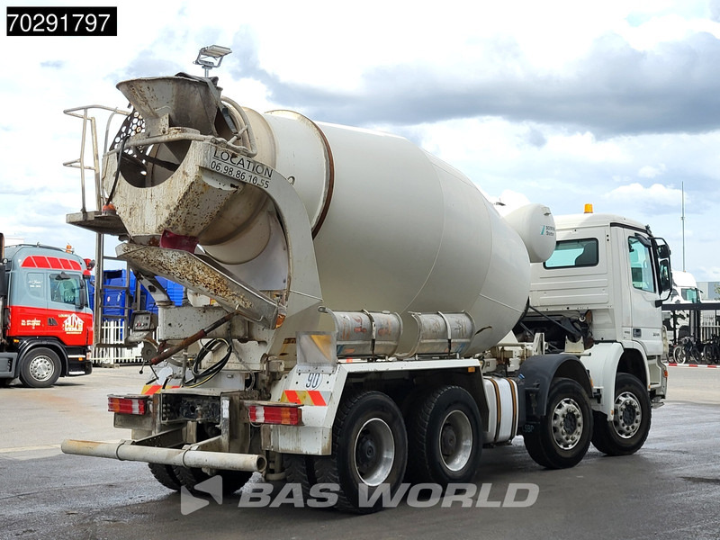 Mercedes-Benz Actros 3241 8X4 Retarder 9m3 Stetter Steelsuspension 3-Pedals Euro 4 - משאית מערבלת בטון: תמונה 5 Mercedes-Benz Actros 3241 8X4 Retarder 9m3 Stetter Steelsuspension 3-Pedals Euro 4 - משאית מערבלת בטון: תמונה 5