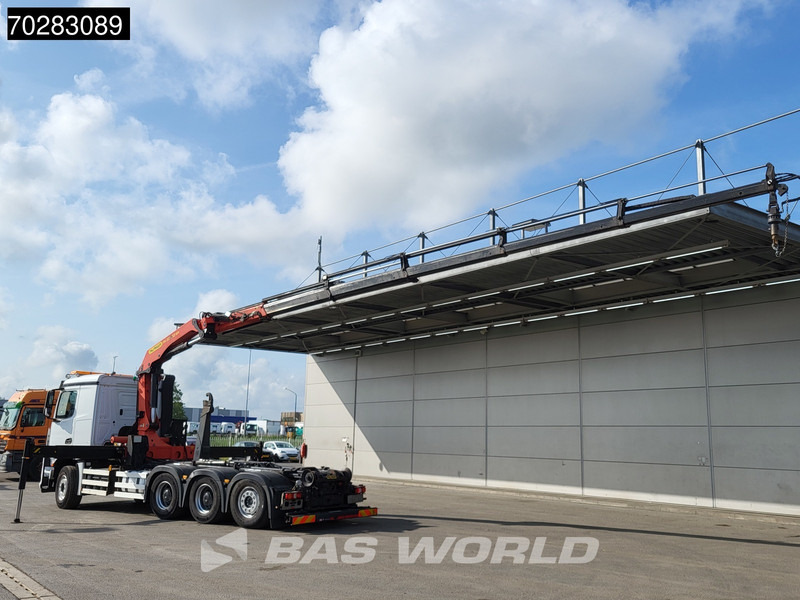 Mercedes-Benz Actros 3245 Actros 8X4 Palfinger PK22002 EH Crane 17tons hooklift Big-Axle Lift+Lenkachse Navi Euro 6 - משאית הרמת וו, משאית מנוף: תמונה 2 Mercedes-Benz Actros 3245 Actros 8X4 Palfinger PK22002 EH Crane 17tons hooklift Big-Axle Lift+Lenkachse Navi Euro 6 - משאית הרמת וו, משאית מנוף: תמונה 2