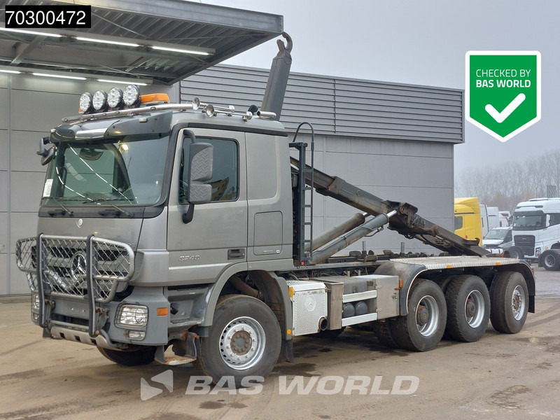 Mercedes-Benz Actros 3248 Actros 8X4 HIAB XR24SL59 Multilift Lift+steering Axle Big-Axle AUtomatic Euro 5 - משאית הרמת וו: תמונה 1 Mercedes-Benz Actros 3248 Actros 8X4 HIAB XR24SL59 Multilift Lift+steering Axle Big-Axle AUtomatic Euro 5 - משאית הרמת וו: תמונה 1