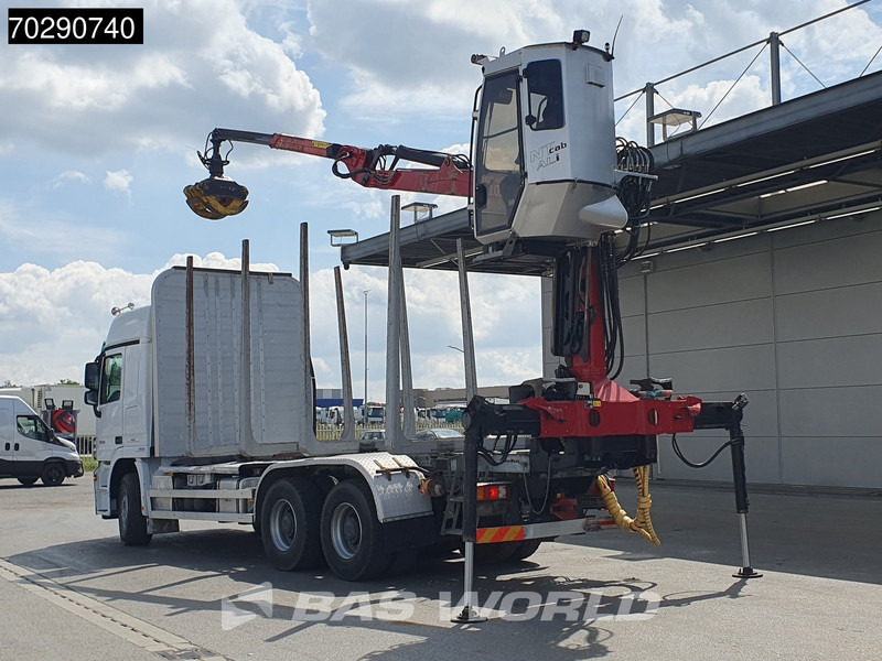 Mercedes-Benz Actros 3346 6X4 Original KM's! FTG V10CX.81 Kran Crane Holztransport Big-Axle Steelsuspension - משאית עץ, משאית מנוף: תמונה 2 Mercedes-Benz Actros 3346 6X4 Original KM's! FTG V10CX.81 Kran Crane Holztransport Big-Axle Steelsuspension - משאית עץ, משאית מנוף: תמונה 2