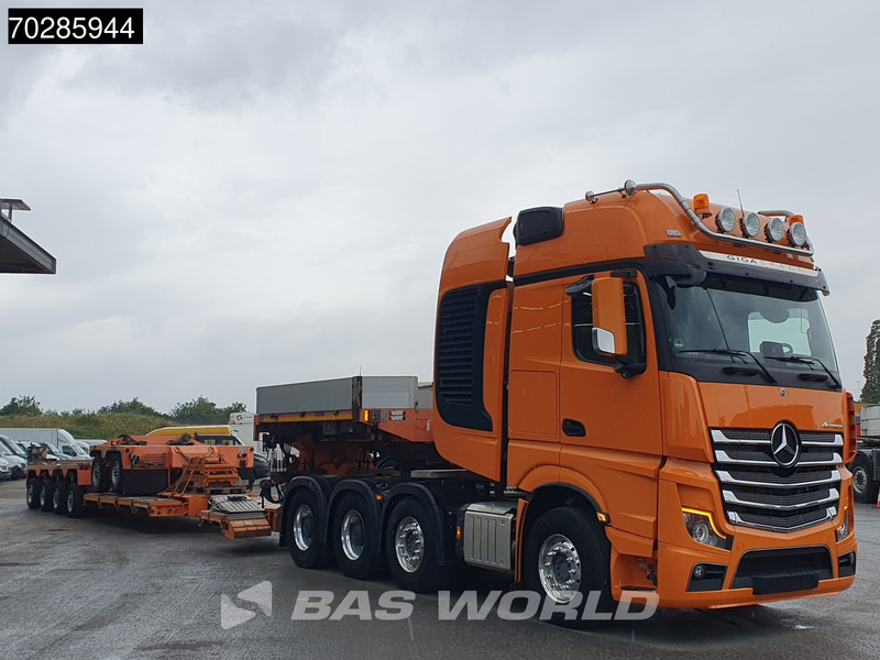 Mercedes-Benz Actros 8X4 180T GigaSpace Retarder Hydrauliek BigAxle Alcoa´s // Lowbed Trailer / 6 Axles / Hydraulic Pendle Axles / Extendable - יחידת טרקטור: תמונה 2 Mercedes-Benz Actros 8X4 180T GigaSpace Retarder Hydrauliek BigAxle Alcoa´s // Lowbed Trailer / 6 Axles / Hydraulic Pendle Axles / Extendable - יחידת טרקטור: תמונה 2