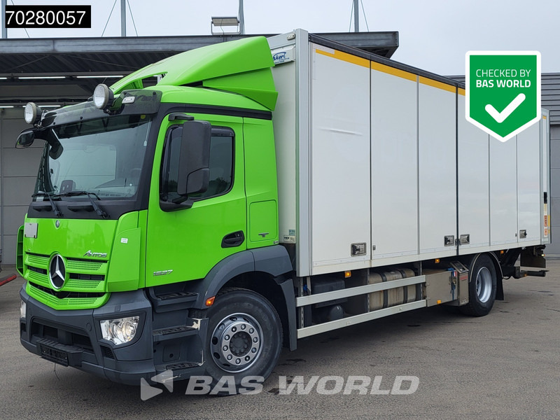 Mercedes-Benz Antos 1827 4X2 18tonner ADR Ladebordwand boxheater Euro 6 - משאית תיבה: תמונה 1 Mercedes-Benz Antos 1827 4X2 18tonner ADR Ladebordwand boxheater Euro 6 - משאית תיבה: תמונה 1