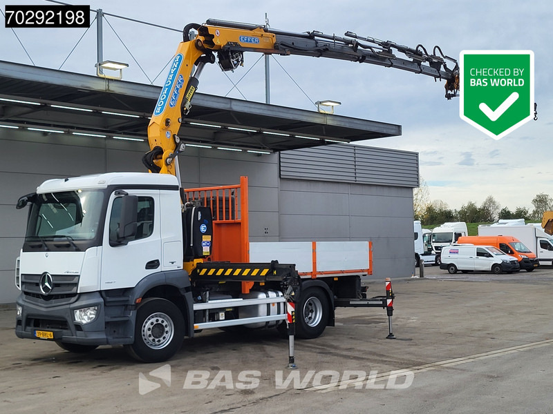 Mercedes-Benz Antos 1927 4X2 NL-Truck EFFER 315/6S Crane+Jib 4S Automatic Euro 6 - משאית צד נופל/ שטוחה, משאית מנוף: תמונה 1 Mercedes-Benz Antos 1927 4X2 NL-Truck EFFER 315/6S Crane+Jib 4S Automatic Euro 6 - משאית צד נופל/ שטוחה, משאית מנוף: תמונה 1