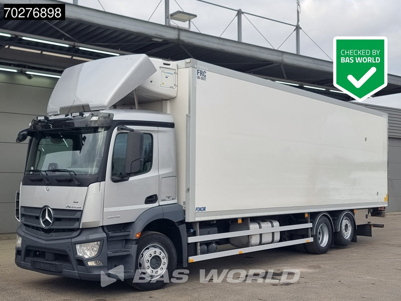 Mercedes-Benz Antos 2746 6X2 Carrier Supra 1250 Silent Mt ladebordwand Lift+Lenkachse Euro 6 - משאית קירור: תמונה 1 Mercedes-Benz Antos 2746 6X2 Carrier Supra 1250 Silent Mt ladebordwand Lift+Lenkachse Euro 6 - משאית קירור: תמונה 1