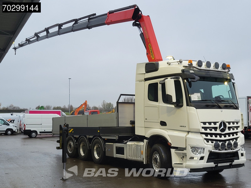 Mercedes-Benz Aroc 3653 Arocs 8X4 Palfinger PK26002-EH G Kran Crane Remote Lift + steering axle Euro 6 - משאית צד נופל/ שטוחה, משאית מנוף: תמונה 3 Mercedes-Benz Aroc 3653 Arocs 8X4 Palfinger PK26002-EH G Kran Crane Remote Lift + steering axle Euro 6 - משאית צד נופל/ שטוחה, משאית מנוף: תמונה 3