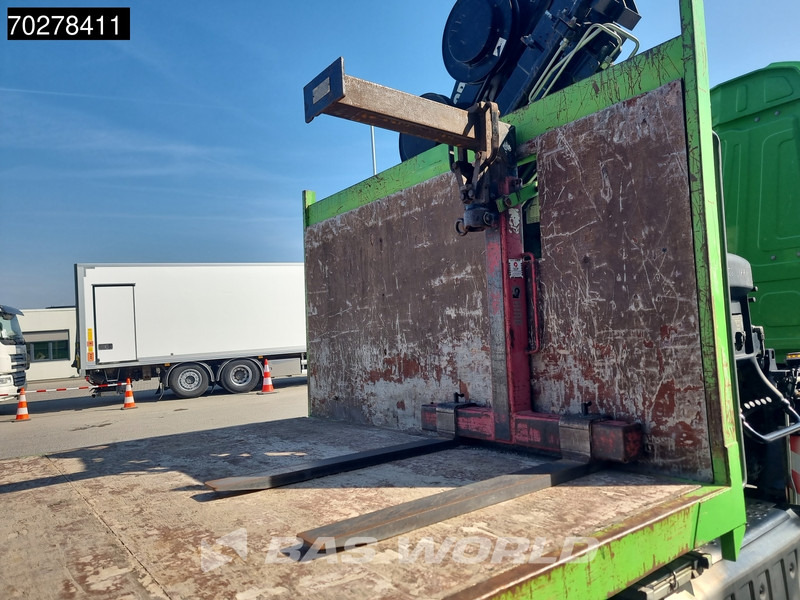 משאית צד נופל/ שטוחה, משאית מנוף Mercedes-Benz Arocs 1830 4X2 Hiab 122 ES-3 HIPRO Kran Crane Big-Axle Euro 6: תמונה 17