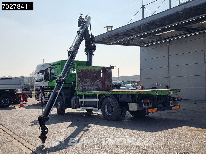 משאית צד נופל/ שטוחה, משאית מנוף Mercedes-Benz Arocs 1830 4X2 Hiab 122 ES-3 HIPRO Kran Crane Big-Axle Euro 6: תמונה 6