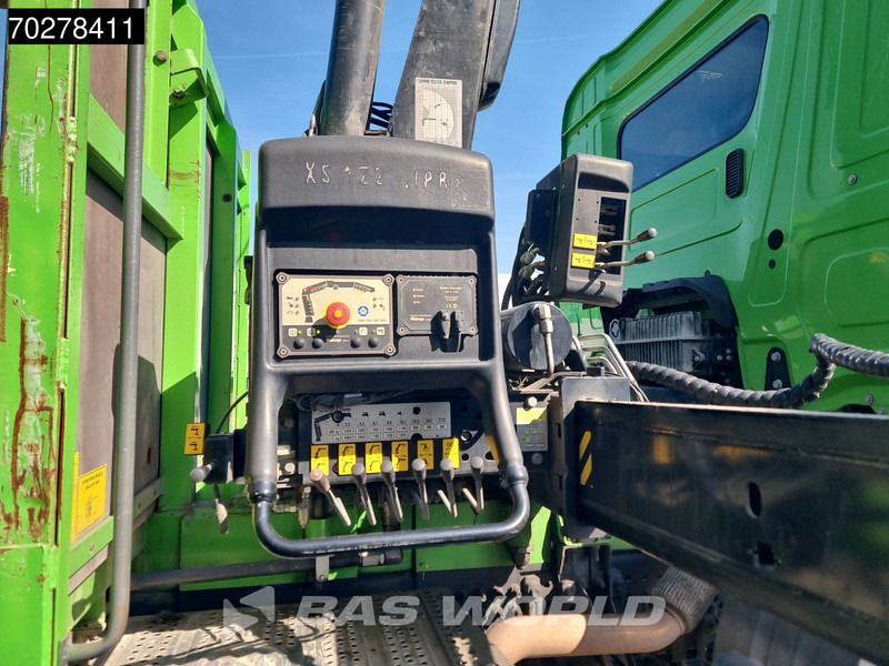 משאית צד נופל/ שטוחה, משאית מנוף Mercedes-Benz Arocs 1830 4X2 Hiab 122 ES-3 HIPRO Kran Crane Big-Axle Euro 6: תמונה 19