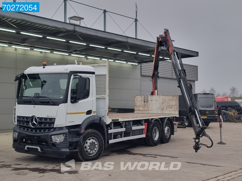 Mercedes-Benz Arocs 2536 6X2 Palfinger PK 16002 Crane Lenkasche Euro 6 - משאית צד נופל/ שטוחה, משאית מנוף: תמונה 5 Mercedes-Benz Arocs 2536 6X2 Palfinger PK 16002 Crane Lenkasche Euro 6 - משאית צד נופל/ שטוחה, משאית מנוף: תמונה 5