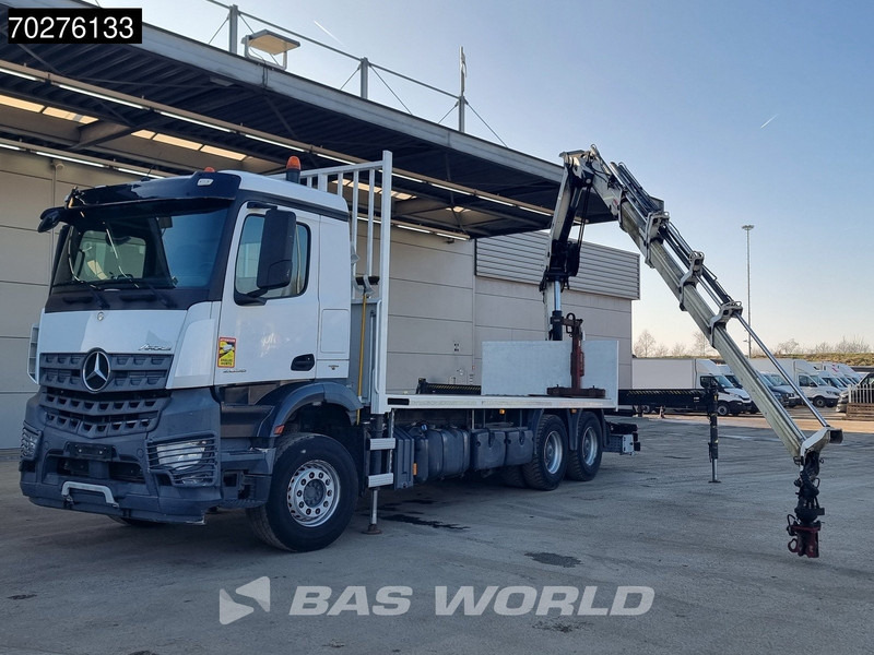 Mercedes-Benz Arocs 2636 6X4 HIAB X-HIDUO 188 ES-S Crane Kran Big axle Euro 6 - משאית צד נופל/ שטוחה, משאית מנוף: תמונה 5 Mercedes-Benz Arocs 2636 6X4 HIAB X-HIDUO 188 ES-S Crane Kran Big axle Euro 6 - משאית צד נופל/ שטוחה, משאית מנוף: תמונה 5