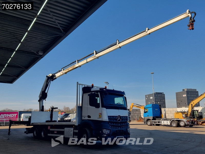 Mercedes-Benz Arocs 2636 6X4 HIAB X-HIDUO 188 ES-S Crane Kran Big axle Euro 6 - משאית צד נופל/ שטוחה, משאית מנוף: תמונה 3 Mercedes-Benz Arocs 2636 6X4 HIAB X-HIDUO 188 ES-S Crane Kran Big axle Euro 6 - משאית צד נופל/ שטוחה, משאית מנוף: תמונה 3