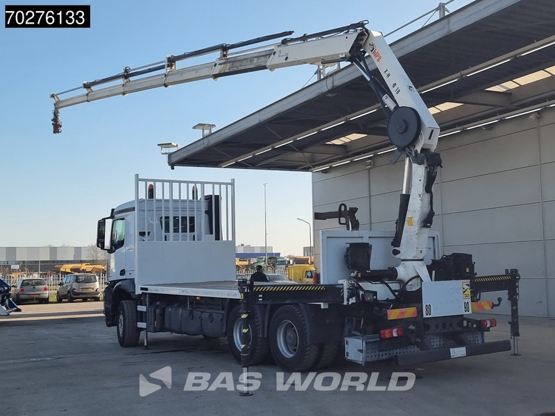 Mercedes-Benz Arocs 2636 6X4 HIAB X-HIDUO 188 ES-S Crane Kran Big axle Euro 6 - משאית צד נופל/ שטוחה, משאית מנוף: תמונה 2 Mercedes-Benz Arocs 2636 6X4 HIAB X-HIDUO 188 ES-S Crane Kran Big axle Euro 6 - משאית צד נופל/ שטוחה, משאית מנוף: תמונה 2