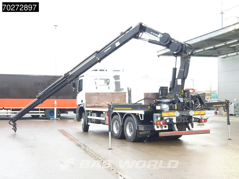 Mercedes-Benz Arocs 2636 6X4 Hiab 144 E-3 Hipro Kran Crane Remote Full Steel Euro 6 - משאית צד נופל/ שטוחה, משאית מנוף: תמונה 2 Mercedes-Benz Arocs 2636 6X4 Hiab 144 E-3 Hipro Kran Crane Remote Full Steel Euro 6 - משאית צד נופל/ שטוחה, משאית מנוף: תמונה 2