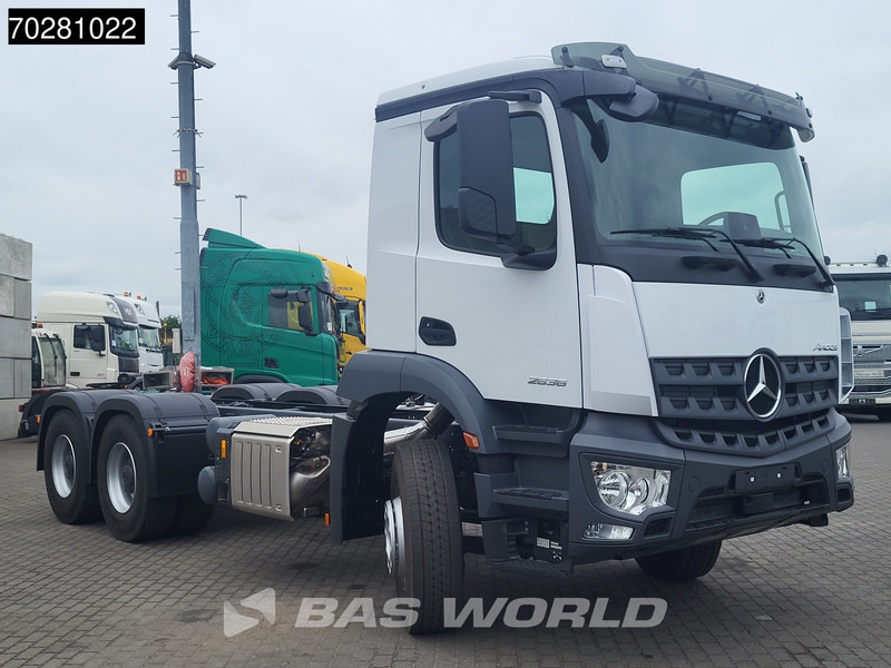Mercedes-Benz Arocs 2636 6X4 NEW chassis Flywheel PTO Big-Axle Automatic Steelsuspension Euro 6 - משאית עם שלדת תא: תמונה 3 Mercedes-Benz Arocs 2636 6X4 NEW chassis Flywheel PTO Big-Axle Automatic Steelsuspension Euro 6 - משאית עם שלדת תא: תמונה 3