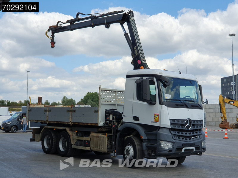 Mercedes-Benz Arocs 2636 Arocs 6X4 8m3 Forez Bennes Tipper HIAB 144 B-2 Hiduo Crane Steelsuspension Automatic Euro 6 - מזהיר, משאית מנוף: תמונה 3 Mercedes-Benz Arocs 2636 Arocs 6X4 8m3 Forez Bennes Tipper HIAB 144 B-2 Hiduo Crane Steelsuspension Automatic Euro 6 - מזהיר, משאית מנוף: תמונה 3