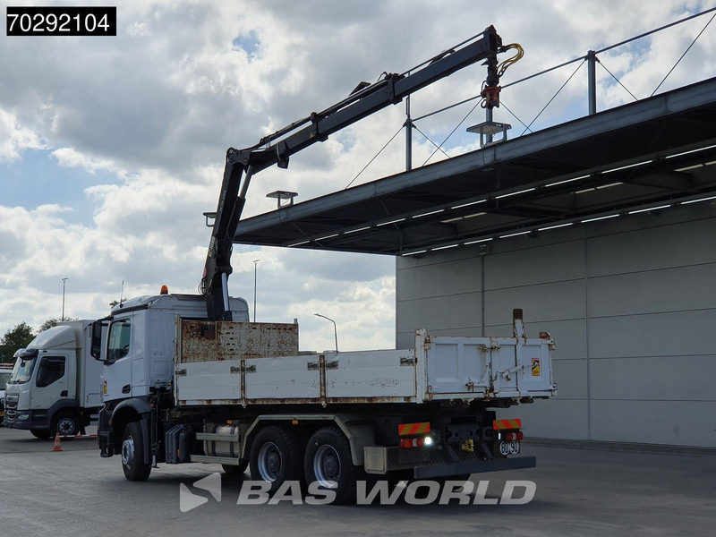 Mercedes-Benz Arocs 2636 Arocs 6X4 8m3 Forez Bennes Tipper HIAB 144 B-2 Hiduo Crane Steelsuspension Automatic Euro 6 - מזהיר, משאית מנוף: תמונה 2 Mercedes-Benz Arocs 2636 Arocs 6X4 8m3 Forez Bennes Tipper HIAB 144 B-2 Hiduo Crane Steelsuspension Automatic Euro 6 - מזהיר, משאית מנוף: תמונה 2