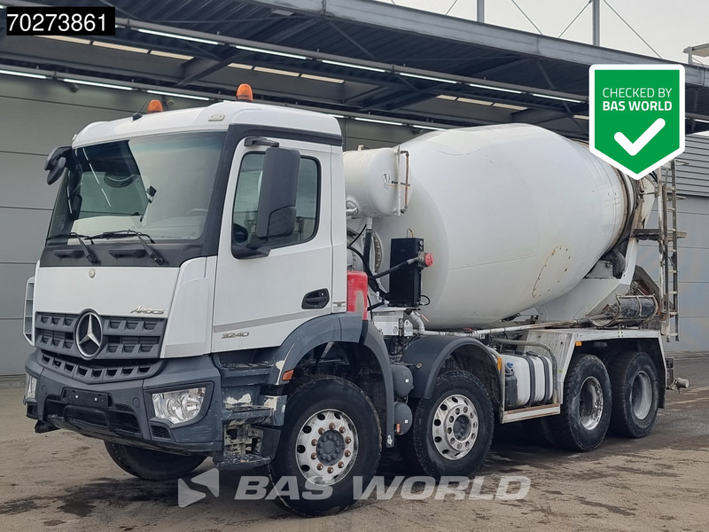Mercedes-Benz Arocs 3240 8X4 9m3 Steelsuspension Automatic Alcoa's Euro 6 - משאית מערבלת בטון: תמונה 1 Mercedes-Benz Arocs 3240 8X4 9m3 Steelsuspension Automatic Alcoa's Euro 6 - משאית מערבלת בטון: תמונה 1