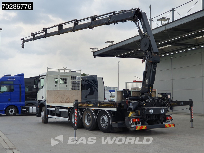 Mercedes-Benz Arocs 3240 8X4 HIAB 211E-6 HIPRO Big-Axle Lift+Steering Navi Euro 6 - משאית צד נופל/ שטוחה, משאית מנוף: תמונה 2 Mercedes-Benz Arocs 3240 8X4 HIAB 211E-6 HIPRO Big-Axle Lift+Steering Navi Euro 6 - משאית צד נופל/ שטוחה, משאית מנוף: תמונה 2