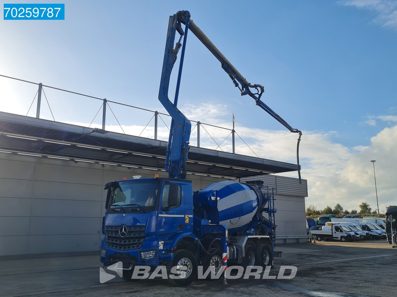 Mercedes-Benz Arocs 3251 8X4 PUMI Putzmeister TMM 24 + Liebherr 7m3 Mixer Retarder Euro 6 - משאית משאבת בטון: תמונה 2 Mercedes-Benz Arocs 3251 8X4 PUMI Putzmeister TMM 24 + Liebherr 7m3 Mixer Retarder Euro 6 - משאית משאבת בטון: תמונה 2