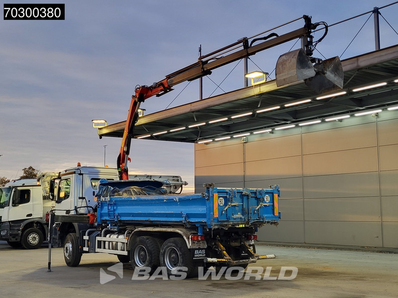 Mercedes-Benz Arocs 3343 6X4 Palfinger PK12.501 SLD Kran Crane 7m3 tipper Big-Axle Automatic Euro 6 - מזהיר, משאית מנוף: תמונה 2 Mercedes-Benz Arocs 3343 6X4 Palfinger PK12.501 SLD Kran Crane 7m3 tipper Big-Axle Automatic Euro 6 - מזהיר, משאית מנוף: תמונה 2