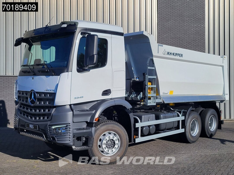 Mercedes-Benz Arocs 3345 6X4 NEW! 18m3 KH-Kipper Automatic Full Steel suspension Big-Axle Euro 3 - מזהיר: תמונה 1 Mercedes-Benz Arocs 3345 6X4 NEW! 18m3 KH-Kipper Automatic Full Steel suspension Big-Axle Euro 3 - מזהיר: תמונה 1