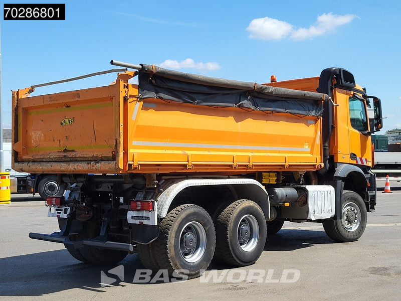 מזהיר Mercedes-Benz Arocs 3345 6X6 11m3 Meiller Mixer Steelsuspension Big-Axle Euro 6: תמונה 11