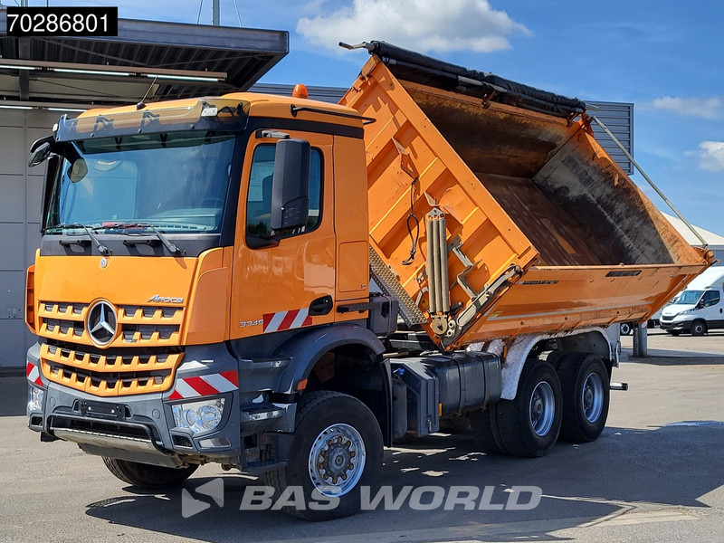 מזהיר Mercedes-Benz Arocs 3345 6X6 11m3 Meiller Mixer Steelsuspension Big-Axle Euro 6: תמונה 6