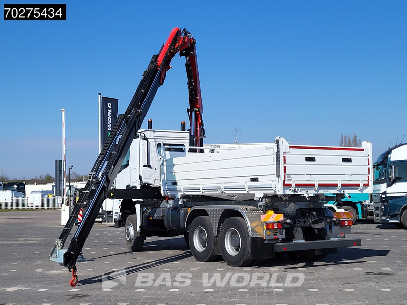 Mercedes-Benz Arocs 3348 6X6 Fassi F255A.2.24 xe-dynamic Kran Dreiseitenkipper Navi Euro 6 - מזהיר, משאית מנוף: תמונה 2 Mercedes-Benz Arocs 3348 6X6 Fassi F255A.2.24 xe-dynamic Kran Dreiseitenkipper Navi Euro 6 - מזהיר, משאית מנוף: תמונה 2