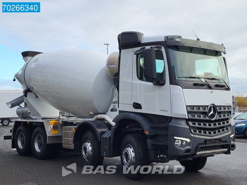 חָדָשׁ משאית מערבלת בטון Mercedes-Benz Arocs 4140 8X4 NEW! 10m3 Remmel German mixer Big-Axle Euro 3: תמונה 6