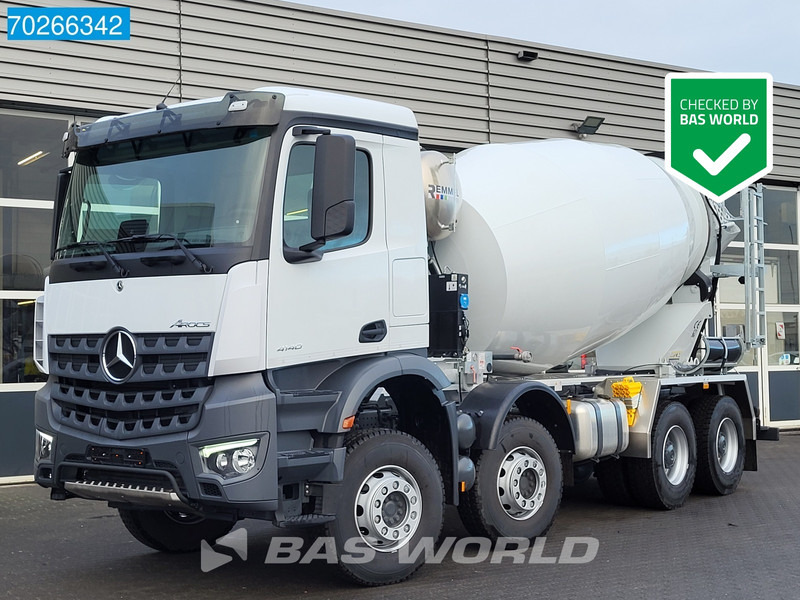 Mercedes-Benz Arocs 4140 8X4 NEW 10m3 Remmel mixer Big-Axle Steelsuspension Euro 3 - משאית מערבלת בטון: תמונה 1 Mercedes-Benz Arocs 4140 8X4 NEW 10m3 Remmel mixer Big-Axle Steelsuspension Euro 3 - משאית מערבלת בטון: תמונה 1