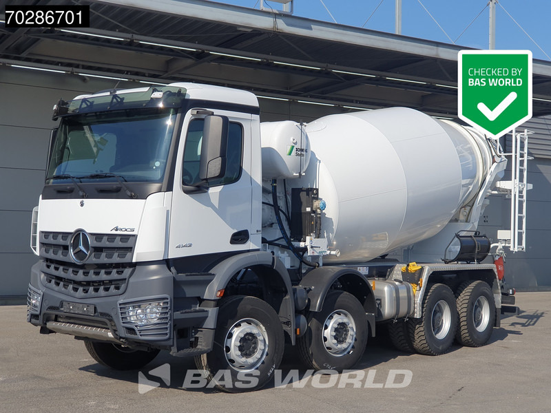 Mercedes-Benz Arocs 4142 8X4 NEW! 10m3 SchwingStetter Mixer Hydrauliek BigAxle Manual Euro 3 - משאית מערבלת בטון: תמונה 1 Mercedes-Benz Arocs 4142 8X4 NEW! 10m3 SchwingStetter Mixer Hydrauliek BigAxle Manual Euro 3 - משאית מערבלת בטון: תמונה 1